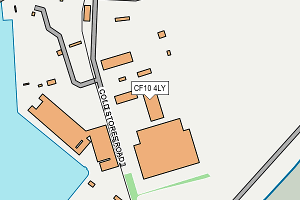 CF10 4LY map - OS OpenMap – Local (Ordnance Survey) CF10 4LY map - OS OpenMap – Local (Ordnance Survey)