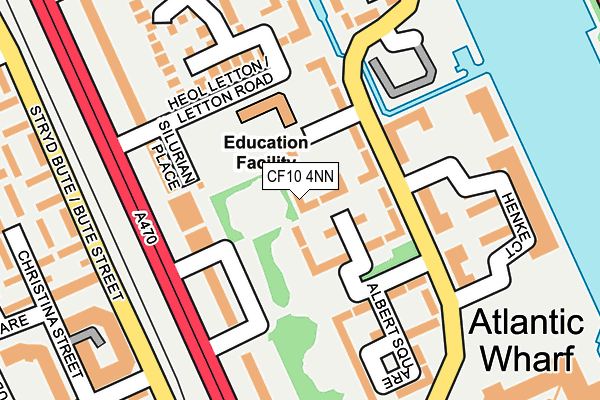 CF10 4NN map - OS OpenMap – Local (Ordnance Survey) CF10 4NN map - OS OpenMap – Local (Ordnance Survey)