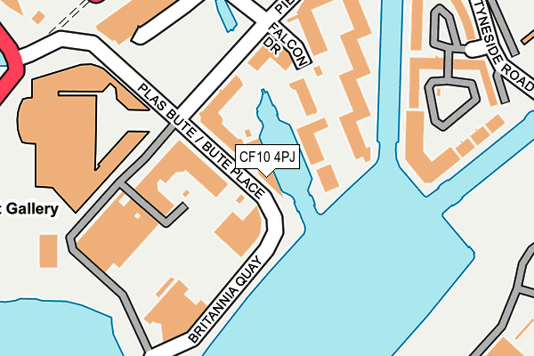 CF10 4PJ map - OS OpenMap – Local (Ordnance Survey) CF10 4PJ map - OS OpenMap – Local (Ordnance Survey)