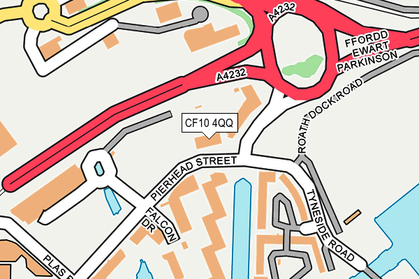 CF10 4QQ map - OS OpenMap – Local (Ordnance Survey) CF10 4QQ map - OS OpenMap – Local (Ordnance Survey)