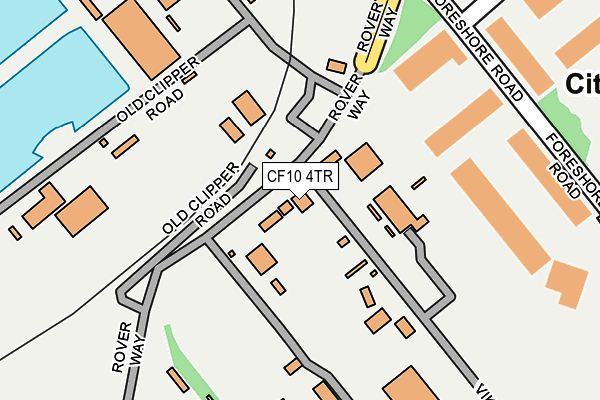 CF10 4TR map - OS OpenMap – Local (Ordnance Survey) CF10 4TR map - OS OpenMap – Local (Ordnance Survey)