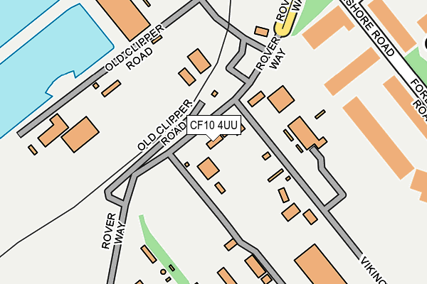 CF10 4UU map - OS OpenMap – Local (Ordnance Survey) CF10 4UU map - OS OpenMap – Local (Ordnance Survey)