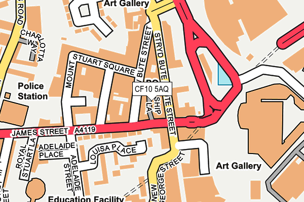 CF10 5AQ map - OS OpenMap – Local (Ordnance Survey) CF10 5AQ map - OS OpenMap – Local (Ordnance Survey)