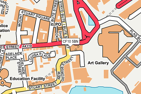 CF10 5BN map - OS OpenMap – Local (Ordnance Survey) CF10 5BN map - OS OpenMap – Local (Ordnance Survey)