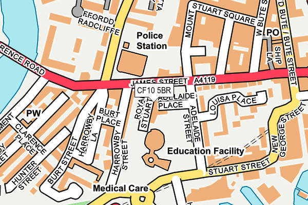 CF10 5BR map - OS OpenMap – Local (Ordnance Survey) CF10 5BR map - OS OpenMap – Local (Ordnance Survey)