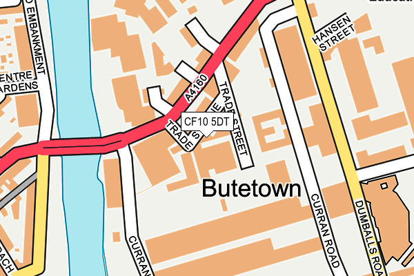 CF10 5DT map - OS OpenMap – Local (Ordnance Survey) CF10 5DT map - OS OpenMap – Local (Ordnance Survey)