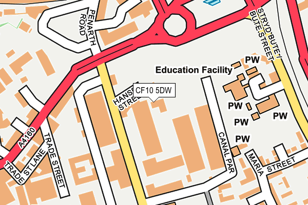 CF10 5DW map - OS OpenMap – Local (Ordnance Survey) CF10 5DW map - OS OpenMap – Local (Ordnance Survey)
