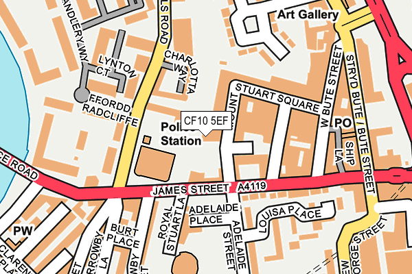 CF10 5EF map - OS OpenMap – Local (Ordnance Survey) CF10 5EF map - OS OpenMap – Local (Ordnance Survey)