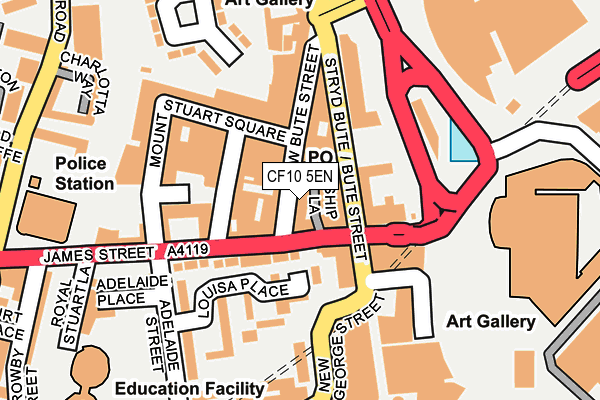 CF10 5EN map - OS OpenMap – Local (Ordnance Survey) CF10 5EN map - OS OpenMap – Local (Ordnance Survey)