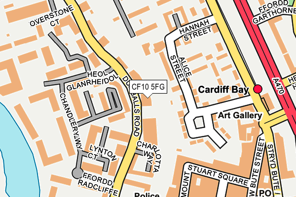 CF10 5FG map - OS OpenMap – Local (Ordnance Survey) CF10 5FG map - OS OpenMap – Local (Ordnance Survey)