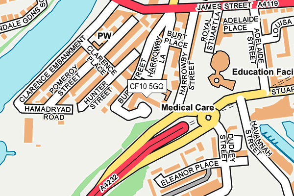 CF10 5GQ map - OS OpenMap – Local (Ordnance Survey) CF10 5GQ map - OS OpenMap – Local (Ordnance Survey)