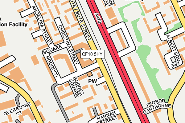 CF10 5HY map - OS OpenMap – Local (Ordnance Survey) CF10 5HY map - OS OpenMap – Local (Ordnance Survey)