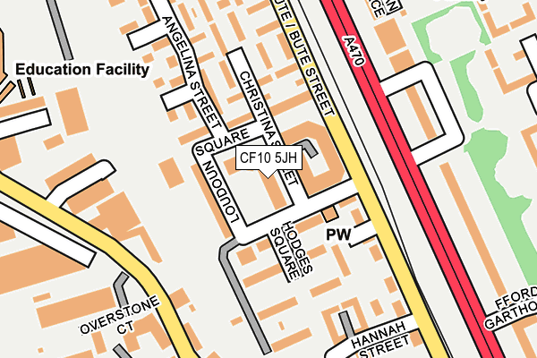 CF10 5JH map - OS OpenMap – Local (Ordnance Survey) CF10 5JH map - OS OpenMap – Local (Ordnance Survey)