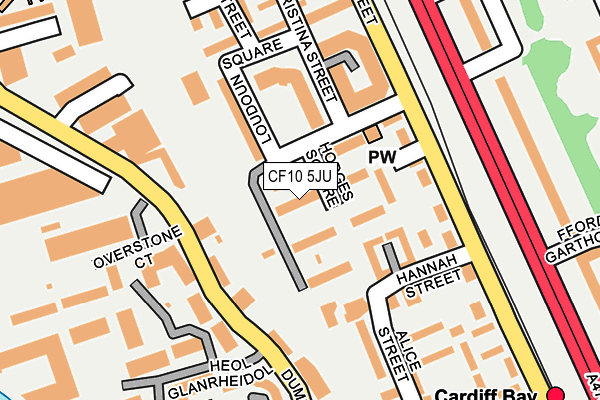 CF10 5JU map - OS OpenMap – Local (Ordnance Survey) CF10 5JU map - OS OpenMap – Local (Ordnance Survey)