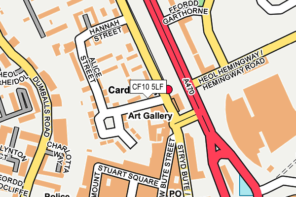 CF10 5LF map - OS OpenMap – Local (Ordnance Survey) CF10 5LF map - OS OpenMap – Local (Ordnance Survey)