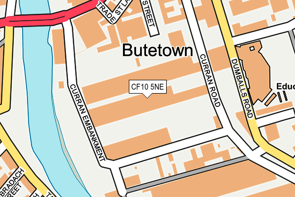 CF10 5NE map - OS OpenMap – Local (Ordnance Survey) CF10 5NE map - OS OpenMap – Local (Ordnance Survey)