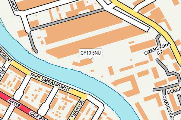 CF10 5NU map - OS OpenMap – Local (Ordnance Survey) CF10 5NU map - OS OpenMap – Local (Ordnance Survey)