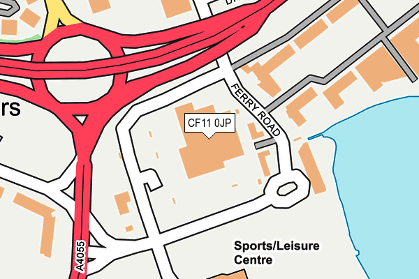 CF11 0JP map - OS OpenMap – Local (Ordnance Survey) CF11 0JP map - OS OpenMap – Local (Ordnance Survey)