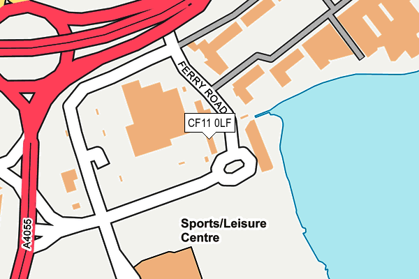 CF11 0LF map - OS OpenMap – Local (Ordnance Survey) CF11 0LF map - OS OpenMap – Local (Ordnance Survey)