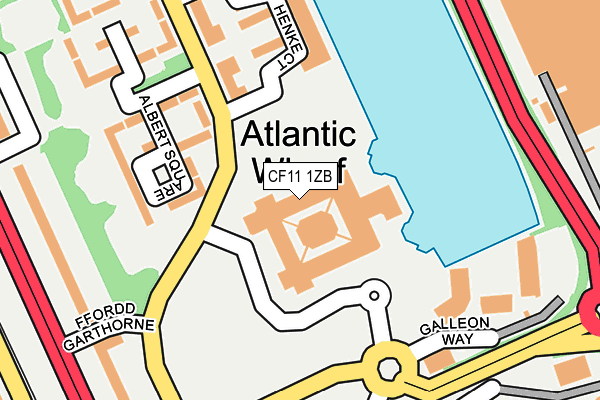 CF11 1ZB map - OS OpenMap – Local (Ordnance Survey) CF11 1ZB map - OS OpenMap – Local (Ordnance Survey)
