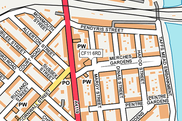 CF11 6RD map - OS OpenMap – Local (Ordnance Survey) CF11 6RD map - OS OpenMap – Local (Ordnance Survey)