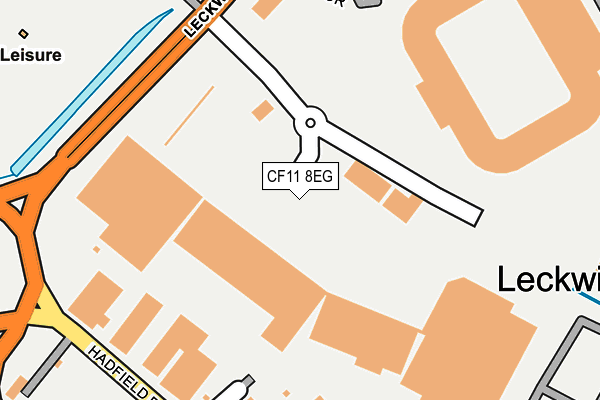 CF11 8EG map - OS OpenMap – Local (Ordnance Survey) CF11 8EG map - OS OpenMap – Local (Ordnance Survey)
