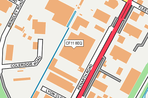CF11 8EQ map - OS OpenMap – Local (Ordnance Survey) CF11 8EQ map - OS OpenMap – Local (Ordnance Survey)