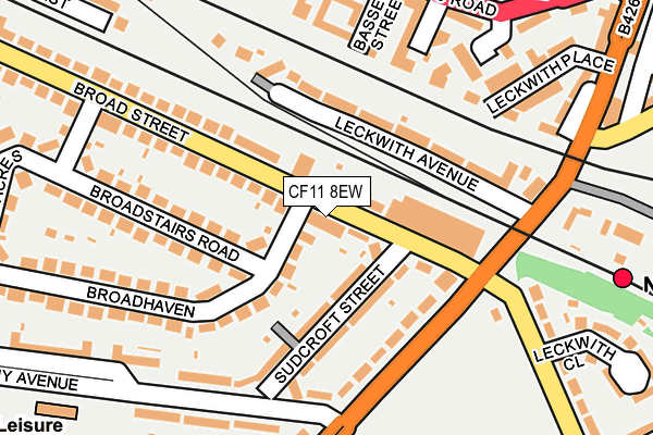 CF11 8EW map - OS OpenMap – Local (Ordnance Survey) CF11 8EW map - OS OpenMap – Local (Ordnance Survey)
