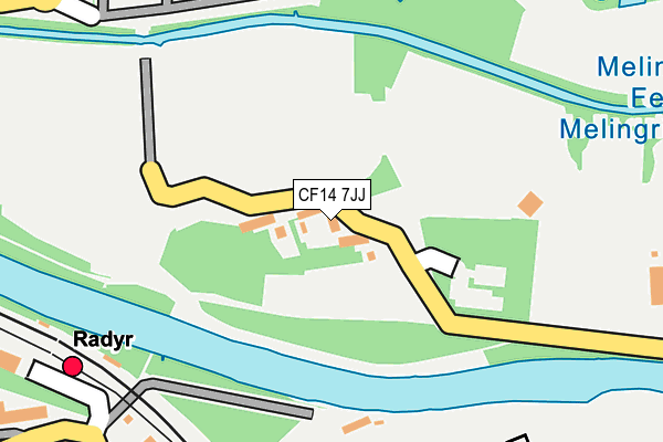 CF14 7JJ map - OS OpenMap – Local (Ordnance Survey) CF14 7JJ map - OS OpenMap – Local (Ordnance Survey)