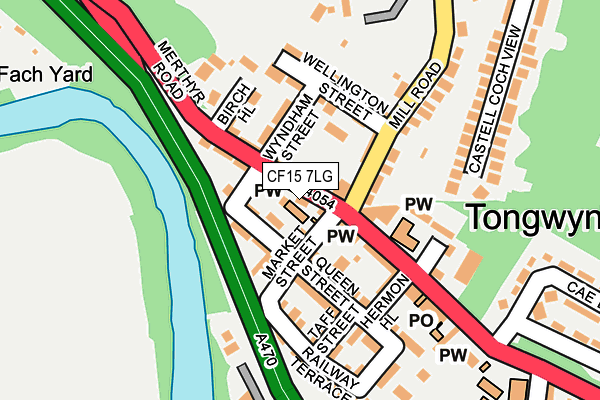 CF15 7LG map - OS OpenMap – Local (Ordnance Survey) CF15 7LG map - OS OpenMap – Local (Ordnance Survey)