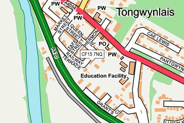 CF15 7NQ map - OS OpenMap – Local (Ordnance Survey) CF15 7NQ map - OS OpenMap – Local (Ordnance Survey)