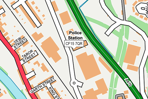 CF15 7QR map - OS OpenMap – Local (Ordnance Survey) CF15 7QR map - OS OpenMap – Local (Ordnance Survey)
