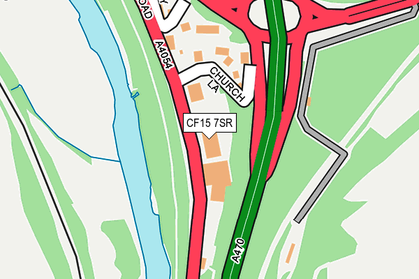 CF15 7SR map - OS OpenMap – Local (Ordnance Survey) CF15 7SR map - OS OpenMap – Local (Ordnance Survey)