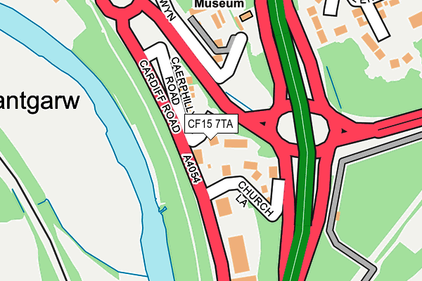 CF15 7TA map - OS OpenMap – Local (Ordnance Survey) CF15 7TA map - OS OpenMap – Local (Ordnance Survey)