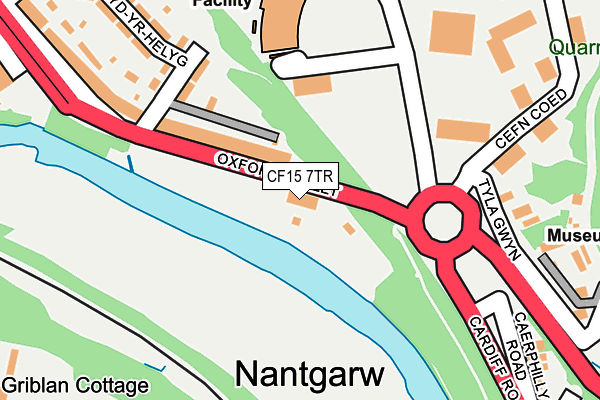 CF15 7TR map - OS OpenMap – Local (Ordnance Survey) CF15 7TR map - OS OpenMap – Local (Ordnance Survey)