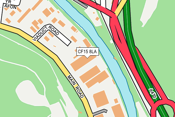 CF15 8LA map - OS OpenMap – Local (Ordnance Survey) CF15 8LA map - OS OpenMap – Local (Ordnance Survey)