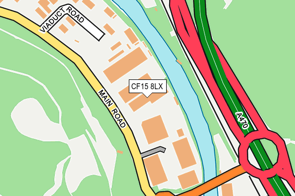CF15 8LX map - OS OpenMap – Local (Ordnance Survey) CF15 8LX map - OS OpenMap – Local (Ordnance Survey)