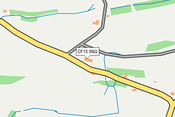 CF15 9NQ map - OS OpenMap – Local (Ordnance Survey) CF15 9NQ map - OS OpenMap – Local (Ordnance Survey)
