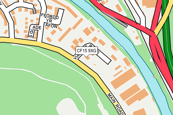 CF15 9XG map - OS OpenMap – Local (Ordnance Survey) CF15 9XG map - OS OpenMap – Local (Ordnance Survey)