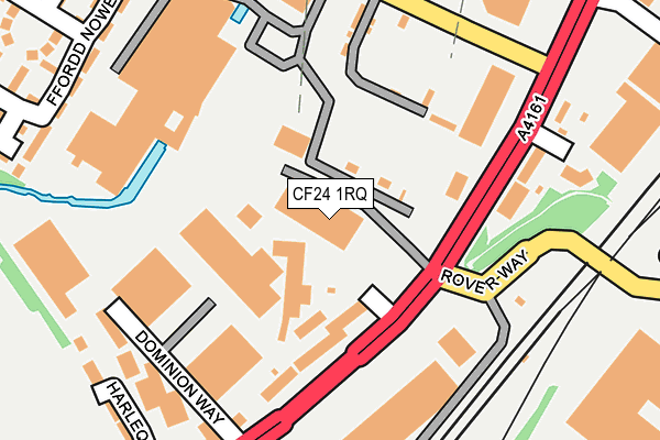 CF24 1RQ map - OS OpenMap – Local (Ordnance Survey) CF24 1RQ map - OS OpenMap – Local (Ordnance Survey)