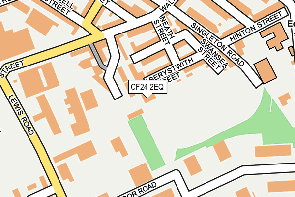 CF24 2EQ map - OS OpenMap – Local (Ordnance Survey) CF24 2EQ map - OS OpenMap – Local (Ordnance Survey)