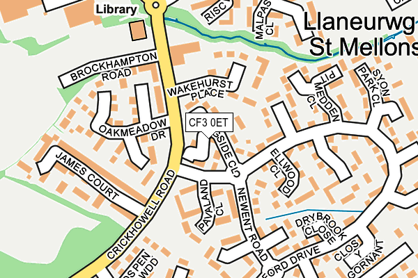 CF3 0ET map - OS OpenMap – Local (Ordnance Survey) CF3 0ET map - OS OpenMap – Local (Ordnance Survey)