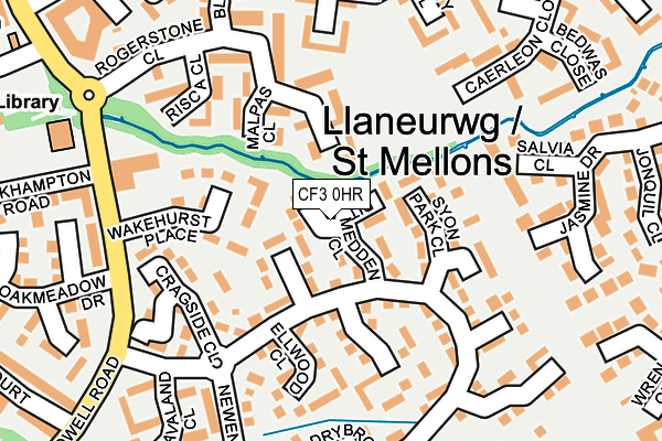 CF3 0HR map - OS OpenMap – Local (Ordnance Survey) CF3 0HR map - OS OpenMap – Local (Ordnance Survey)