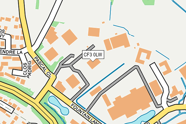 CF3 0LW map - OS OpenMap – Local (Ordnance Survey) CF3 0LW map - OS OpenMap – Local (Ordnance Survey)