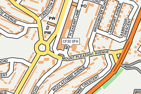 CF30 0FH map - OS OpenMap – Local (Ordnance Survey) CF30 0FH map - OS OpenMap – Local (Ordnance Survey)