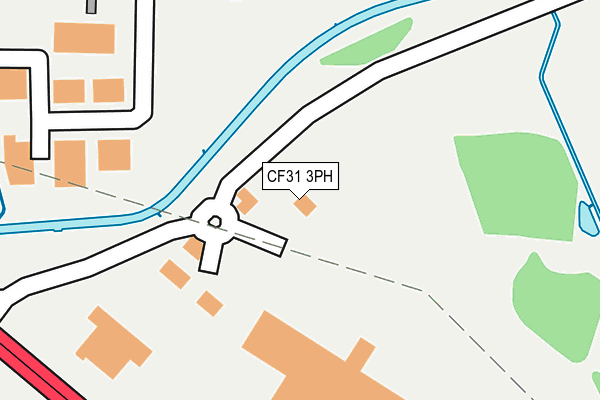 CF31 3PH map - OS OpenMap – Local (Ordnance Survey) CF31 3PH map - OS OpenMap – Local (Ordnance Survey)