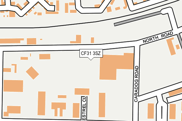 CF31 3SZ map - OS OpenMap – Local (Ordnance Survey) CF31 3SZ map - OS OpenMap – Local (Ordnance Survey)