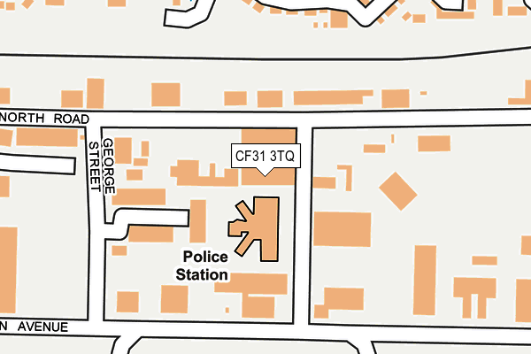 CF31 3TQ map - OS OpenMap – Local (Ordnance Survey) CF31 3TQ map - OS OpenMap – Local (Ordnance Survey)