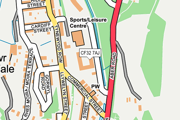 CF32 7AJ map - OS OpenMap – Local (Ordnance Survey) CF32 7AJ map - OS OpenMap – Local (Ordnance Survey)