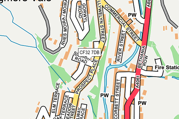CF32 7DB map - OS OpenMap – Local (Ordnance Survey) CF32 7DB map - OS OpenMap – Local (Ordnance Survey)